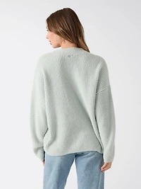 V neck sweater cardigan