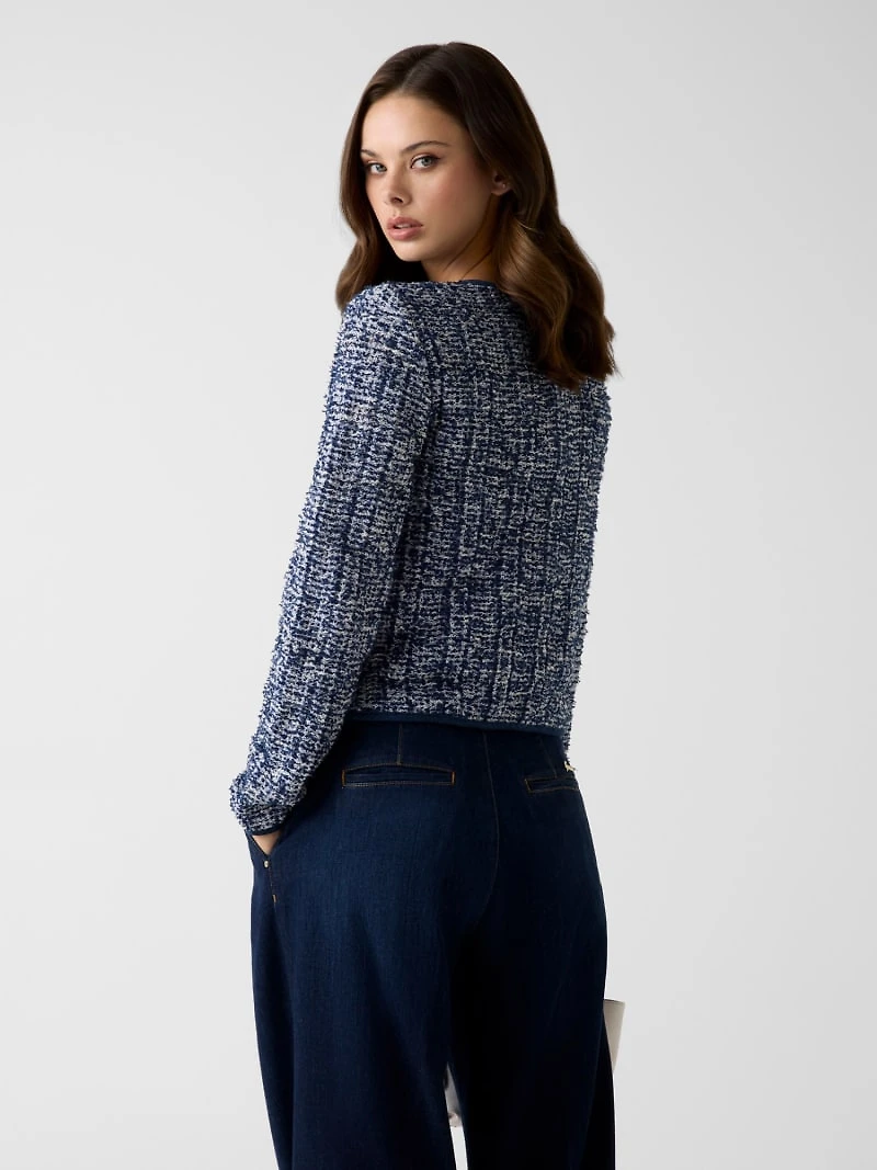 LADIES LS BTTN UP CA