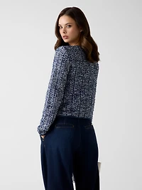 LADIES LS BTTN UP CA