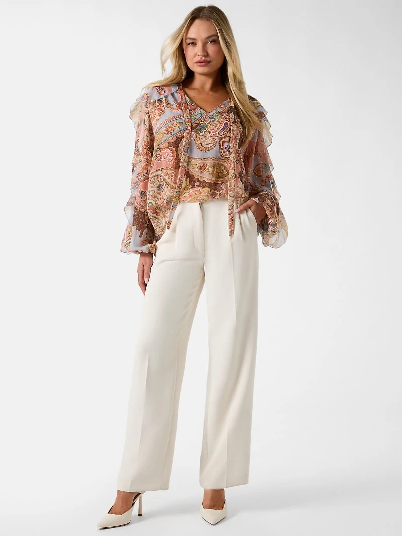 Paisley print blouse