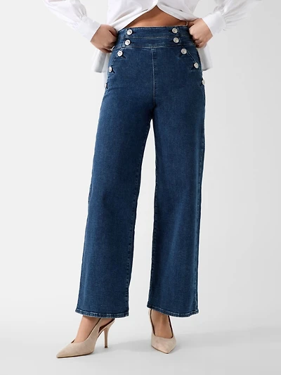 Wide-leg Jeans