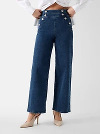 Wide-leg Jeans