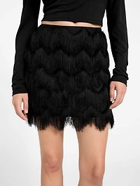 Alyna Fringe Mini Skirt