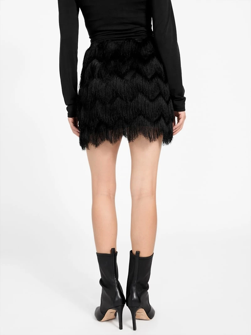 Alyna Fringe Mini Skirt