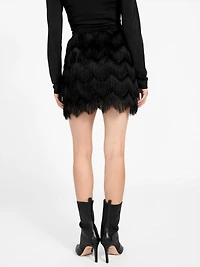 Alyna Fringe Mini Skirt