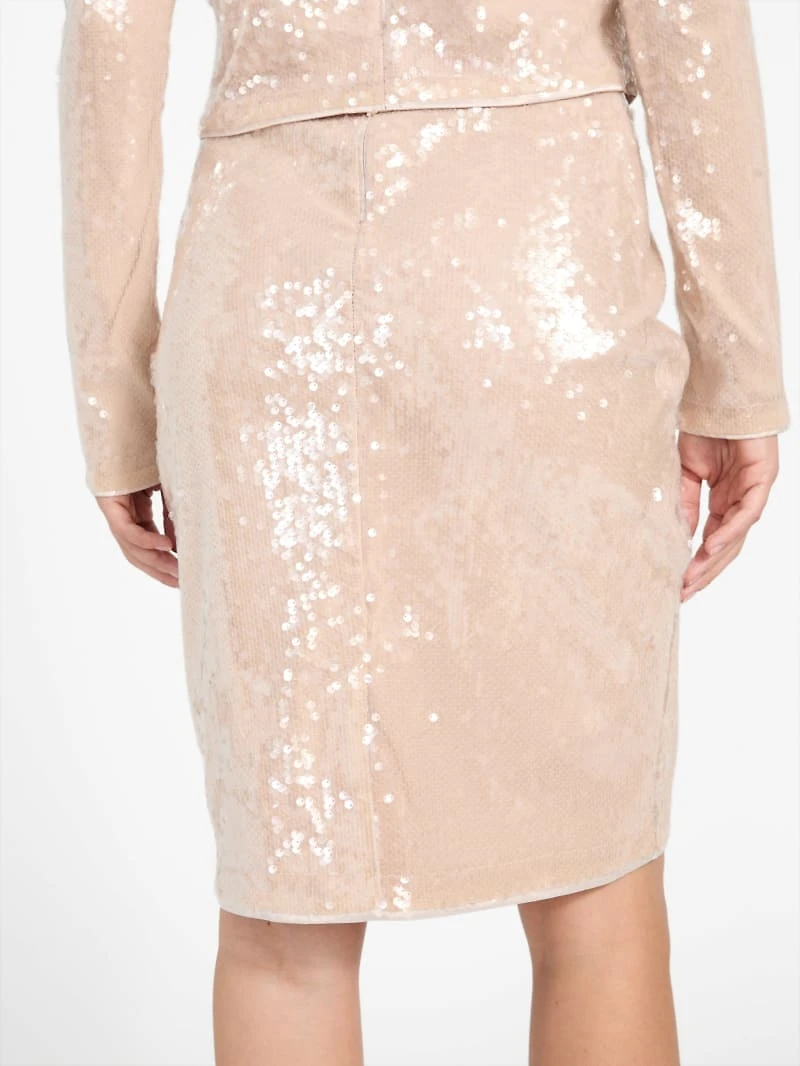 Lavinia Sequin Pencil Skirt