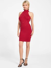 Eco Minara Rhinestone Sweater Dress