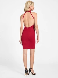 Eco Minara Rhinestone Sweater Dress