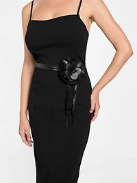 Blake Flower Belt Dress