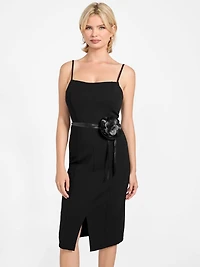 Blake Flower Belt Dress