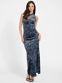 Animalier long dress