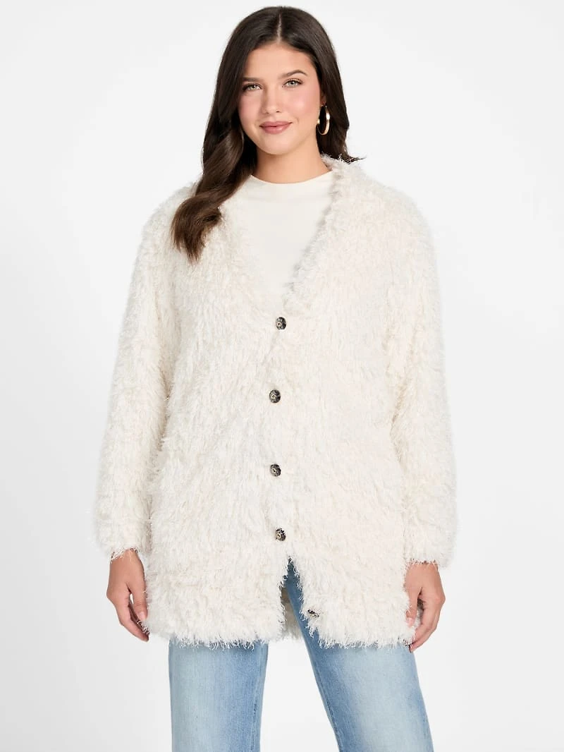 Rose Faux-Fur Jacket