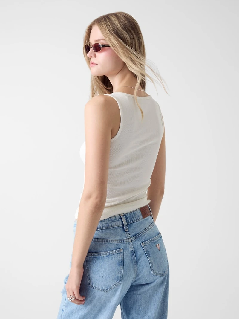 Embroidered Logo Slim Tank