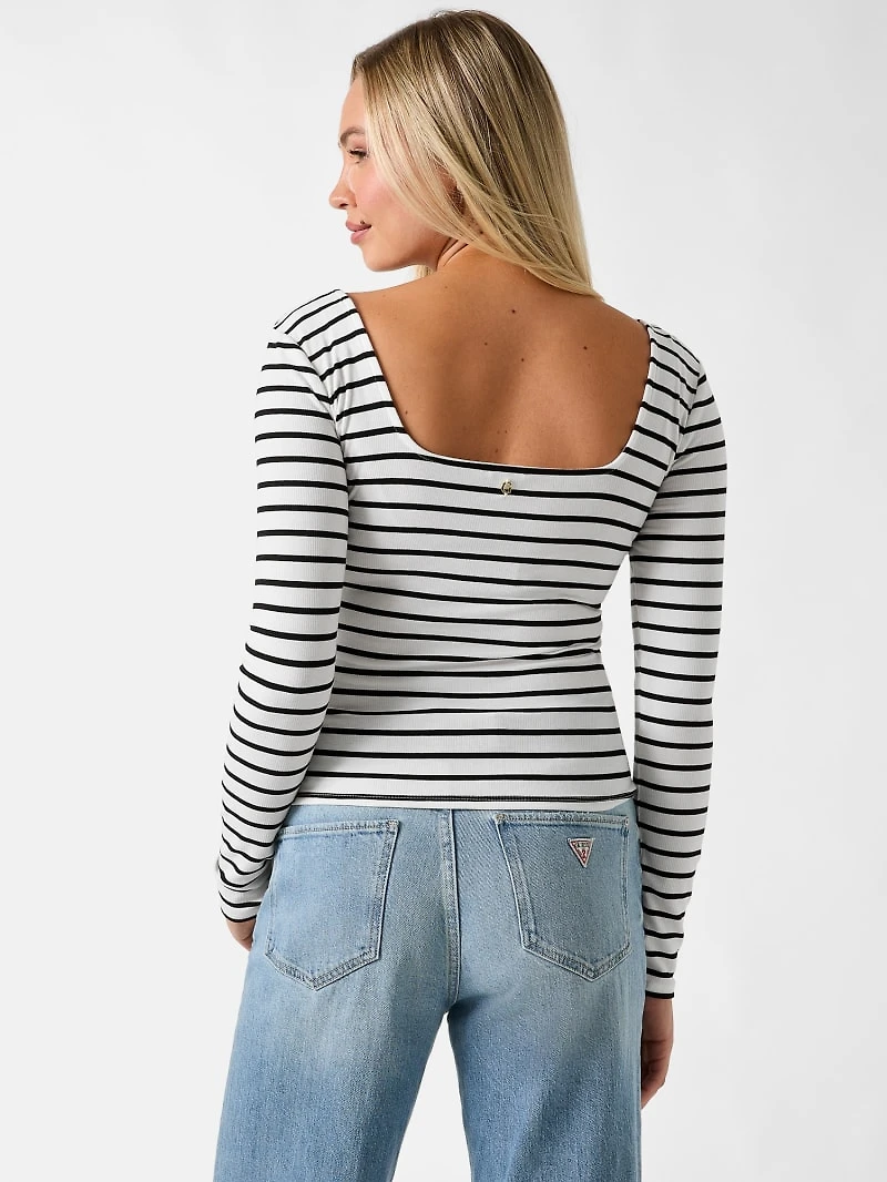 Slim fit striped top