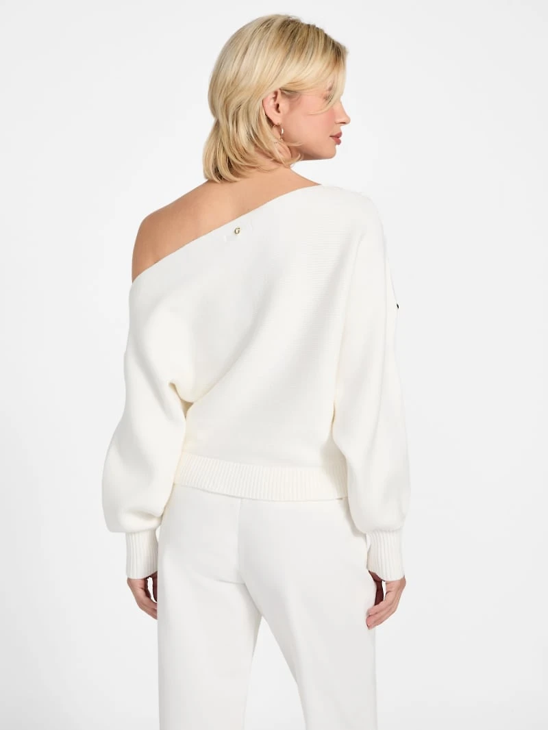 Eco Jamia Beaded Sleeve Sweater