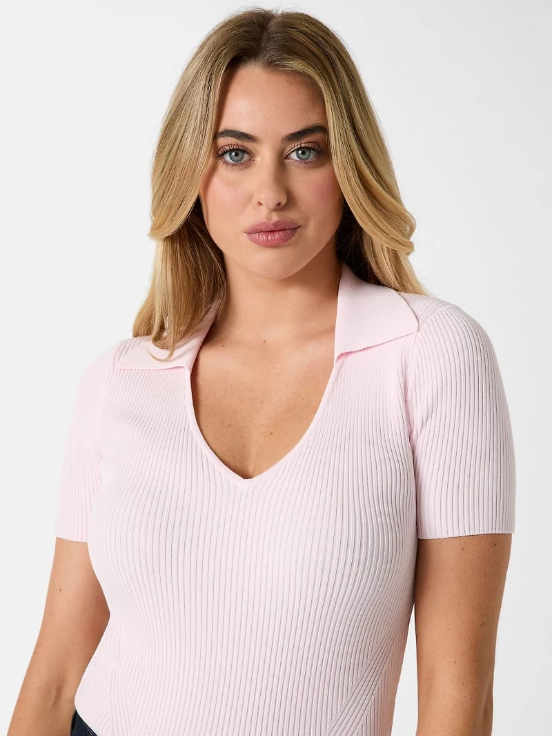Viscose-blend top