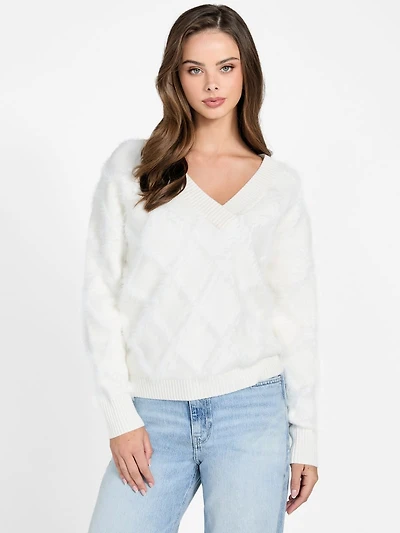 Zoe Diamond Knit Sweater