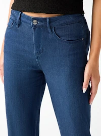 Mid rise flare jeans
