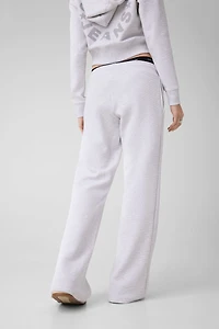 Waffle cotton joggers