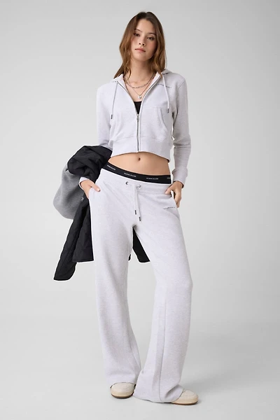 Waffle cotton joggers