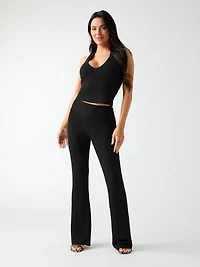 Crocheted knit pants