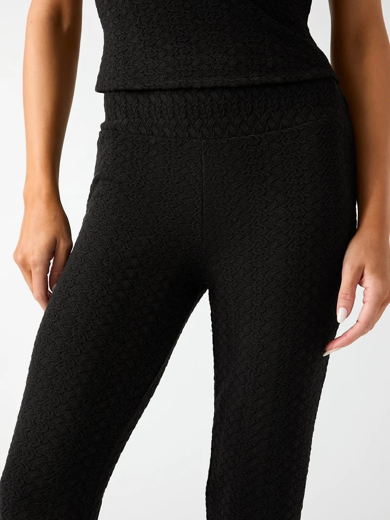 Crocheted knit pants