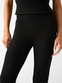 Crocheted knit pants