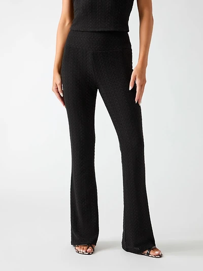 Crocheted knit pants