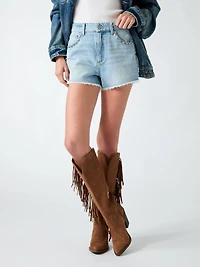 Denim shorts