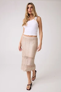 Knitted skirt