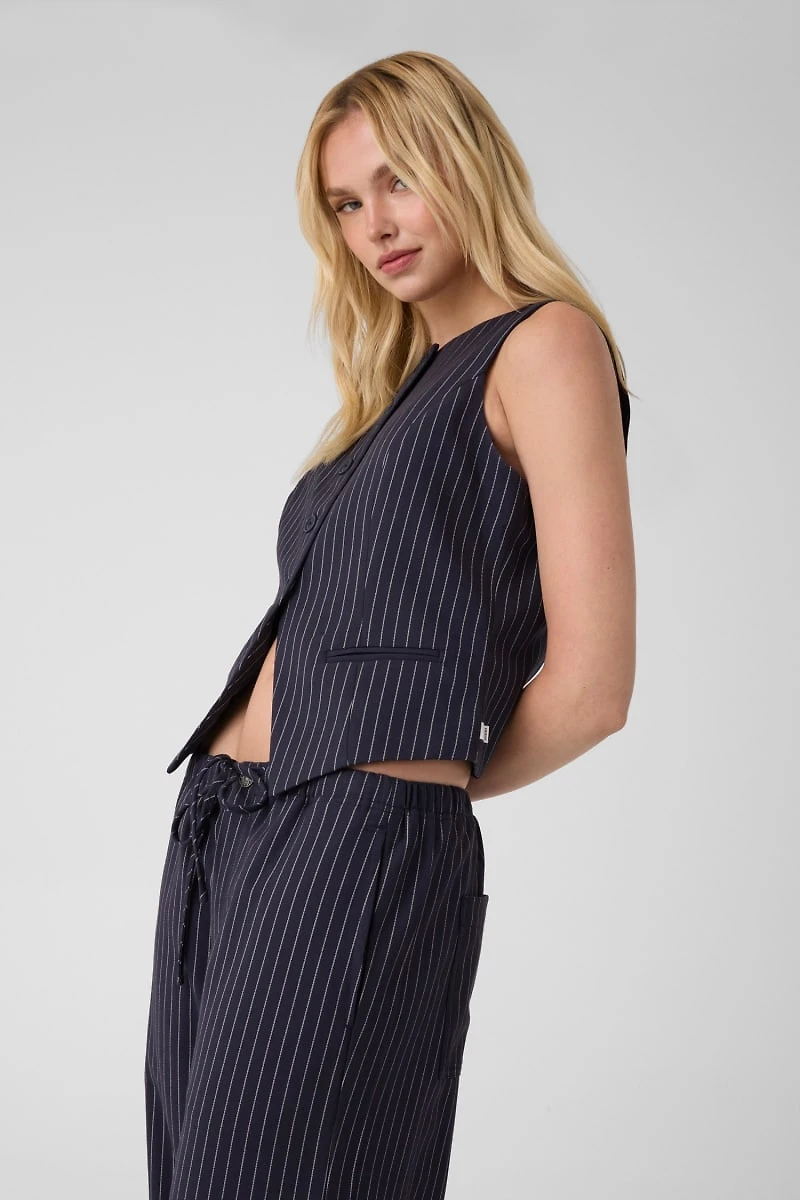 Pinstriped waistcoat