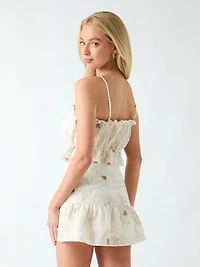 Sequins cropped top