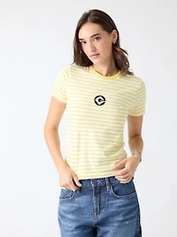 GJ X Minions Striped T-shirt