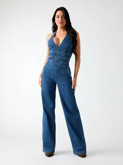Denim jumpsuit