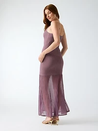 Ribbed long dress