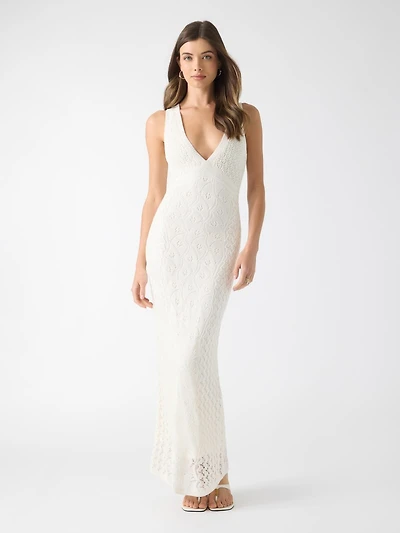 Knitted long dress