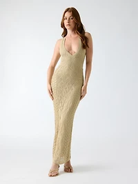 Knitted long dress