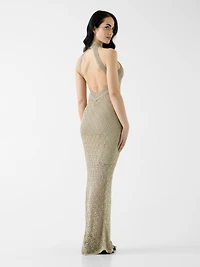 Knitted long dress