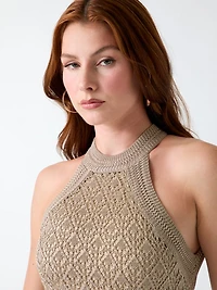 Knitted long dress