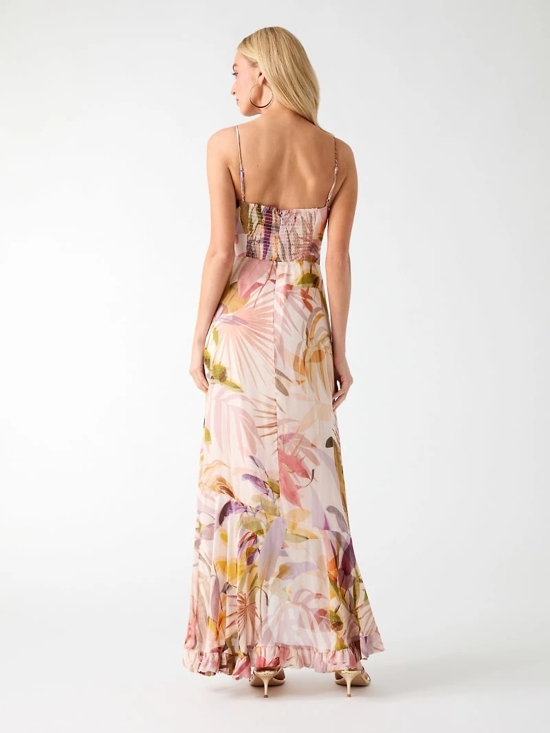 Volant long dress