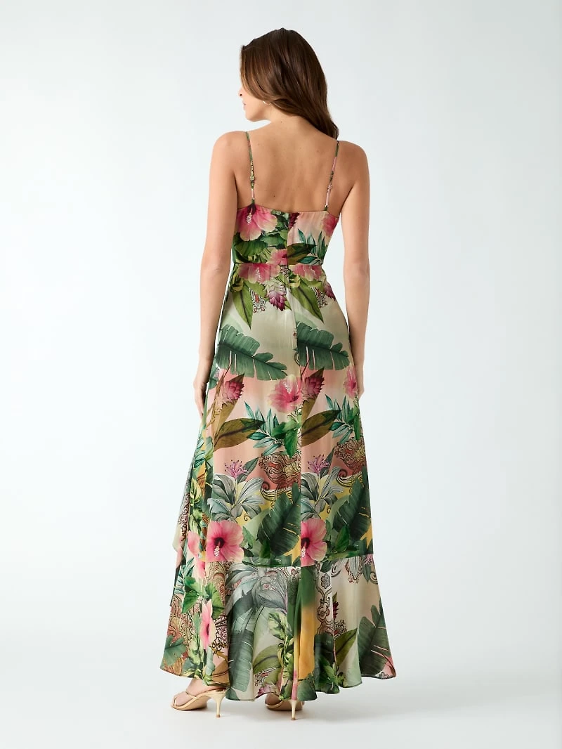 Printed long dress
