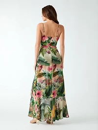 Printed long dress
