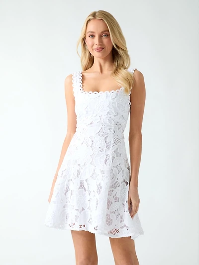 Lace mini dress