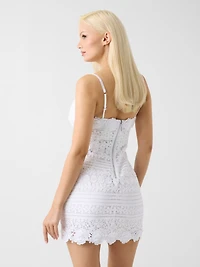 Lace mini dress