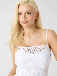 Lace mini dress