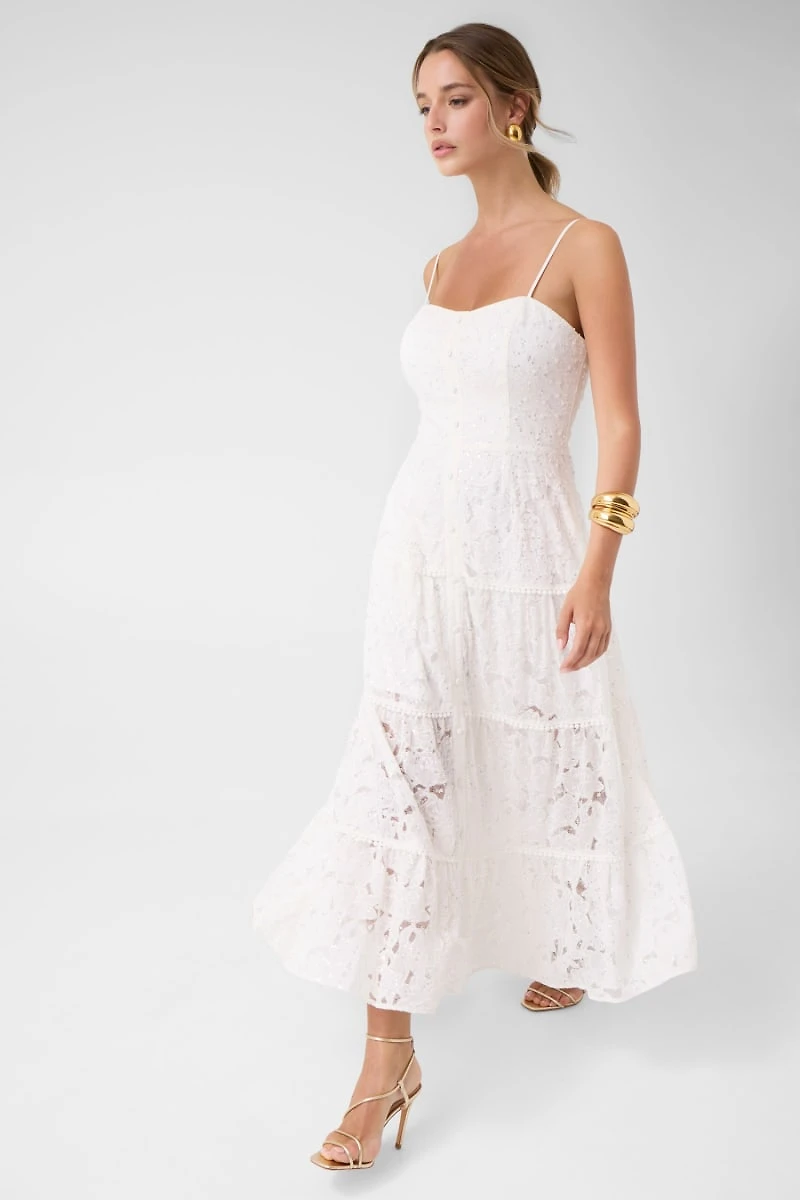 Lace long dress