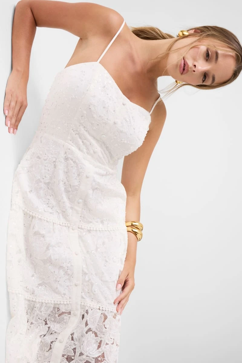 Lace long dress