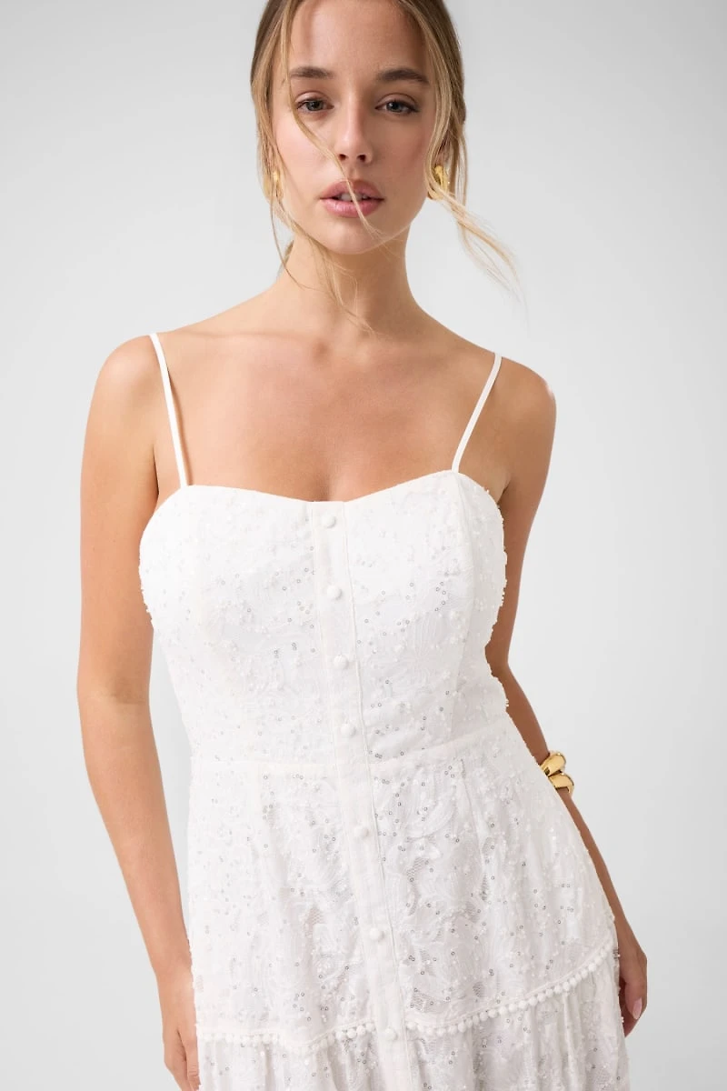 Lace long dress