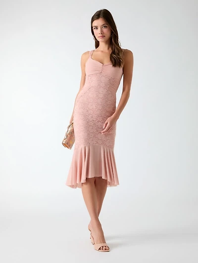 Bandage midi dress