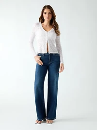 Lace knit top